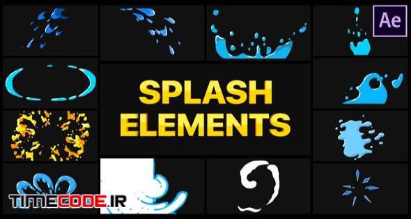  Splash Elements | After Effects 