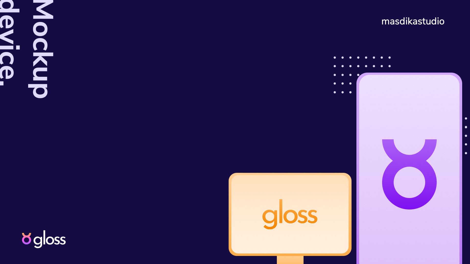 GLOSS - Dark Branding & Style Guidelines Powerpoint Template