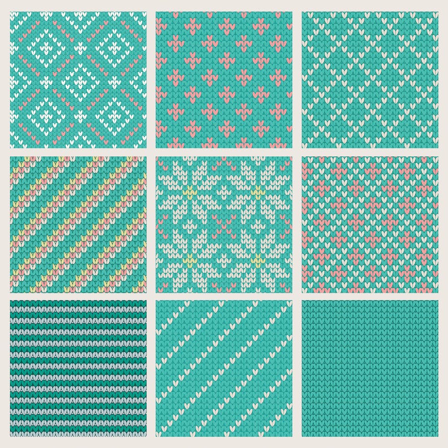 30 Seamless Knit Textures