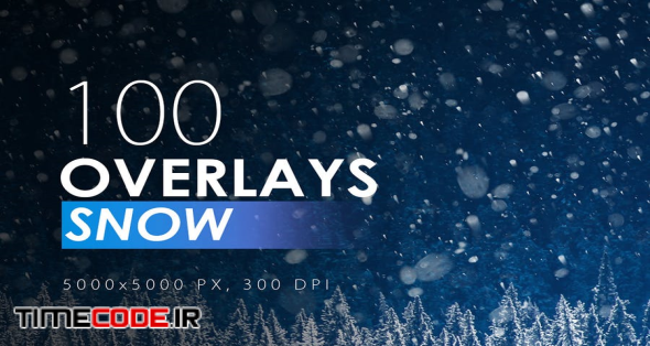100 Snow Overlays