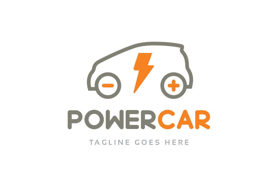 Power Car Logo Template