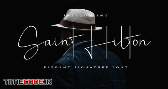 Saint Hilton Yp - Signature Font