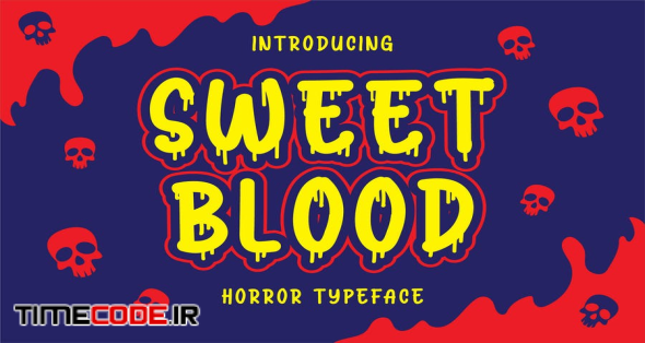 Sweet Blood - Horror Typeface