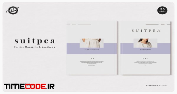 SUITPEA Fashion Magazine & Lookbook | Creative InDesign Templates