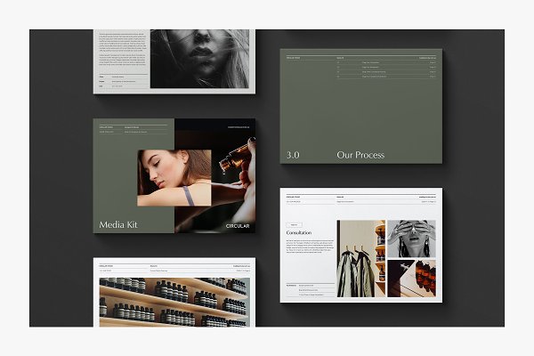 ODESSA / Media Kit | Creative InDesign Templates