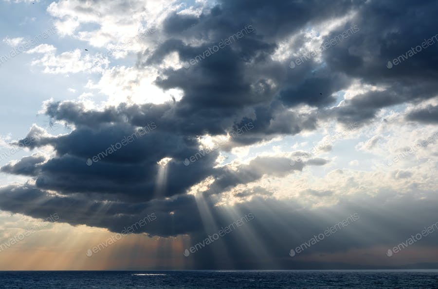 Rays And Clouds