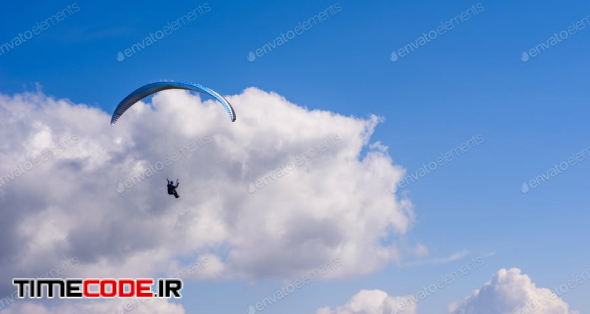 Skydiver In The Clear Sky