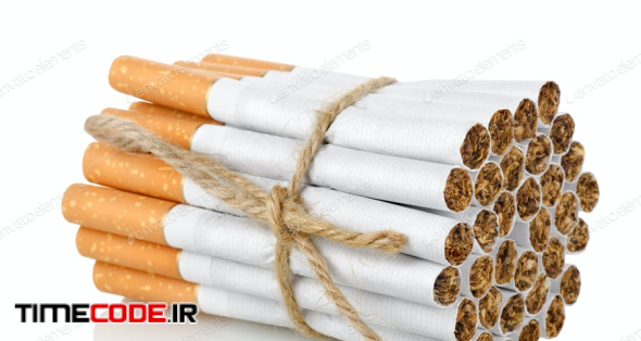 Bunch Of Cigarettes Isolated