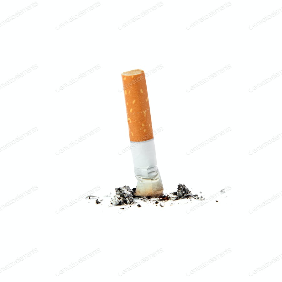 Extinguished Cigarette.