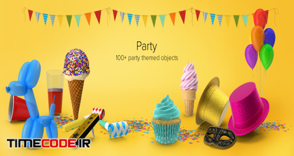  Party Collection PNG & PSD Images 