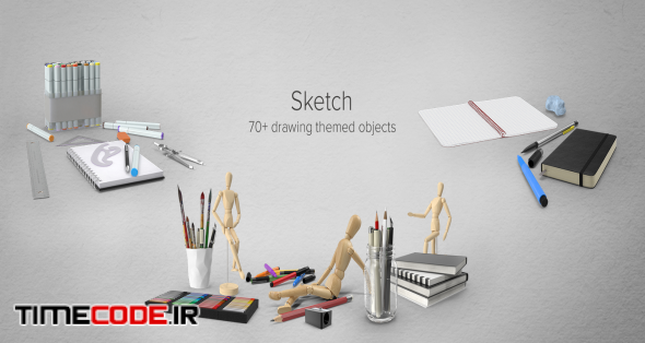  Sketch Collection PNG & PSD Images 