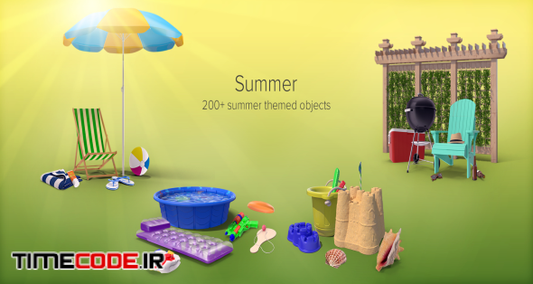 Summer Collection PNG & PSD Images 