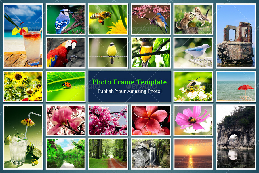 Square Photo Frame Collage