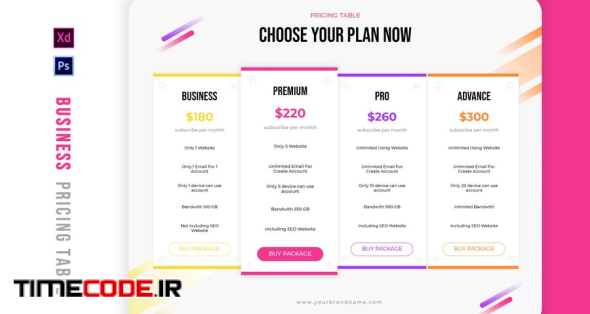 Business | Pricing Table