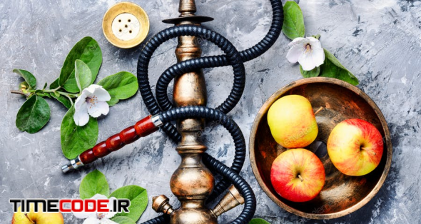 Persian Hookah With Aroma Apple