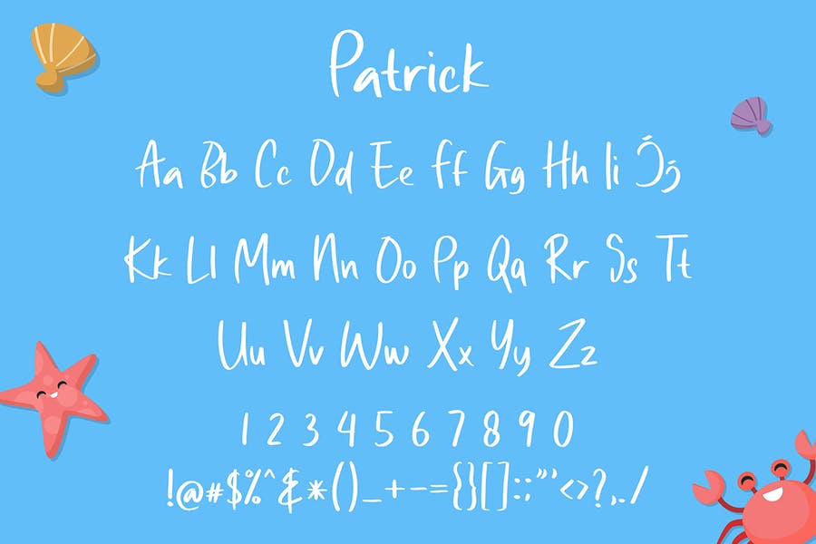 Patrick Cute Display Font
