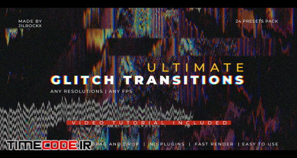 Ultimate Glitch Transitions Presets