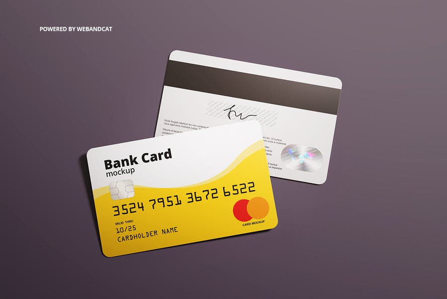 Bank / Membership Card Mockup