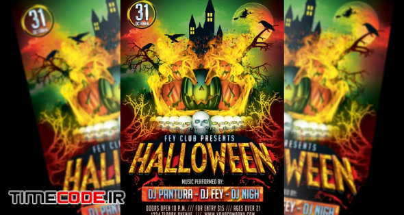 Halloween Event Party Flyer