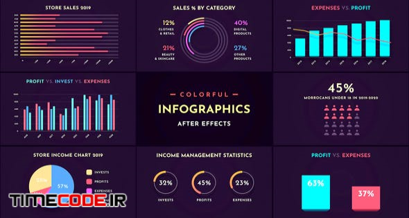  Colorful Infographics 