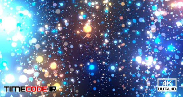  Vj Colorful Stardust Background 4K 