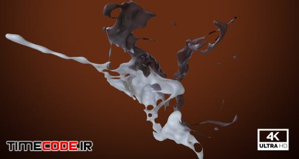  Milk And Chocolate Mixing Splash 