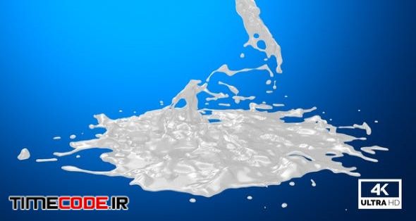  Pouring Milk Splashing On Floor 