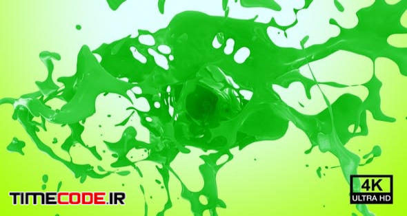 Green Paint Splash 