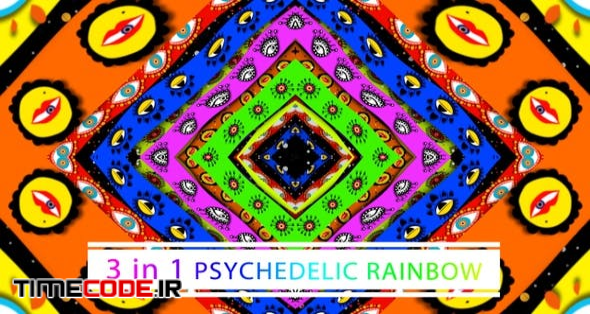  Psychedelic Rainbow III 