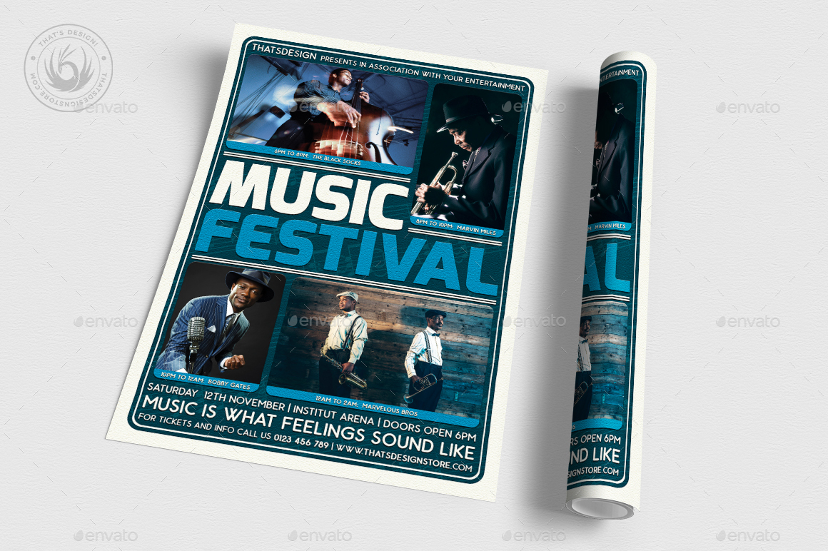 Music Festival Flyer Template V5