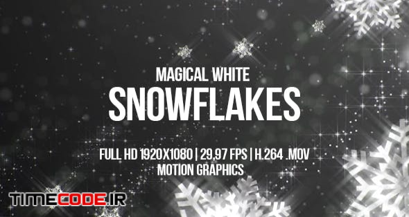  Magical White Snowflakes 