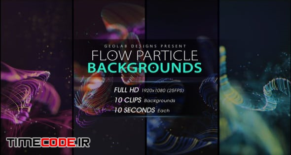  Flow Particles Backgrounds 