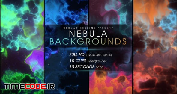  Nebula Backgrounds 