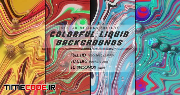  Colorful Liquid Backgrounds 