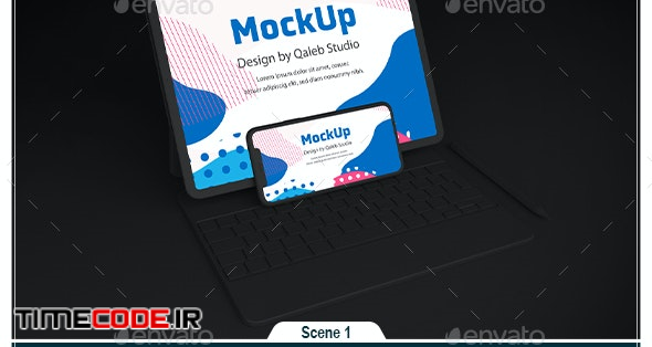 Dark Phone & Tablet Pro Mockup
