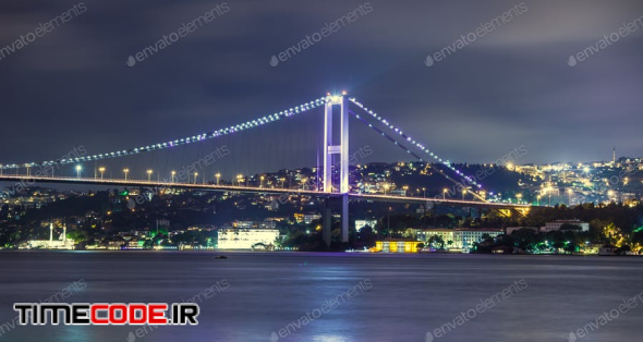 Bosphorus Bridge At Night, Istanbul
