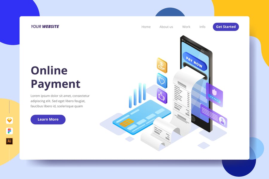 Online Payment - Landing Page