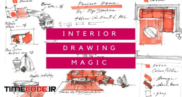 Interior Drawing Magic: Secrets of a One-Point Perspective and Marker Sketch Technique Basics