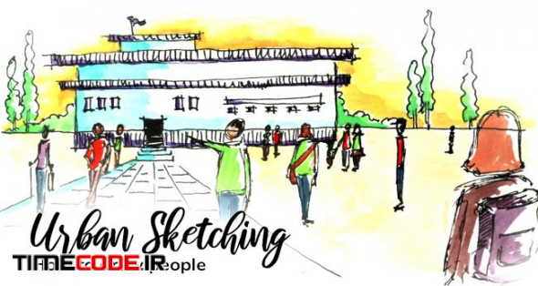 Urban Sketching: How to draw people