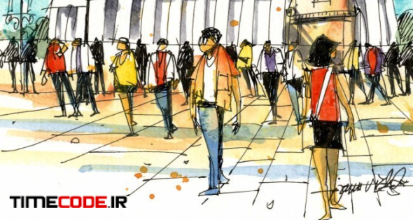 Urban Sketching Essentials: Drawing People and Crowds Made Simple