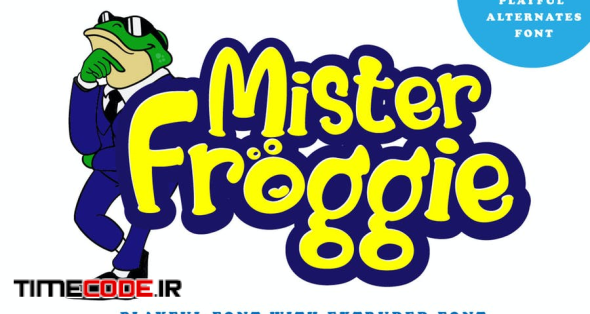 Mister Froggie - Display Font