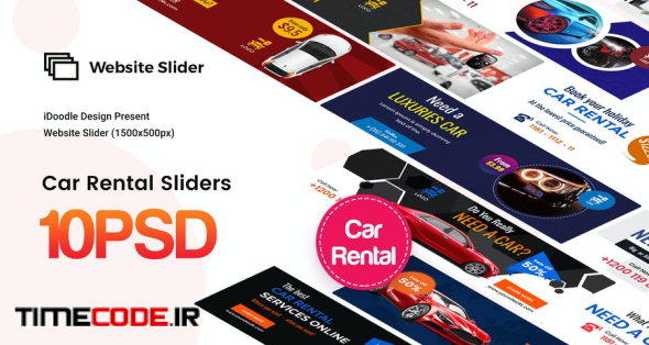 Car Rental Website Slider