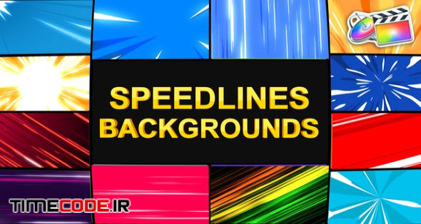Speedlines Backgrounds | FCPX