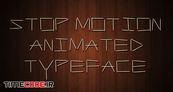 Stop Motion Typeface | After Effects Template