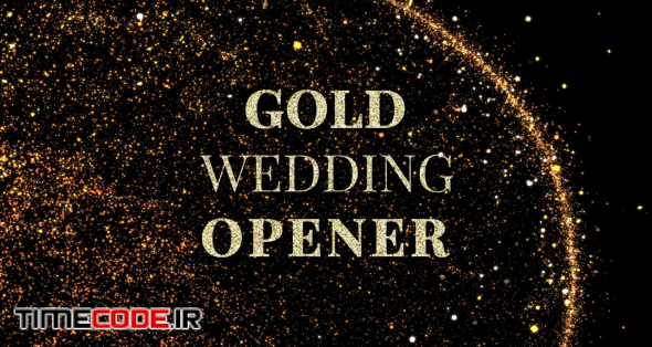 Gold Wedding Opener