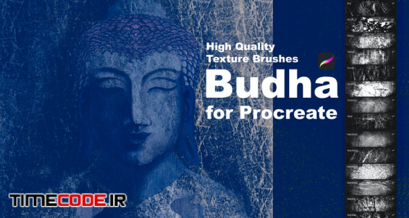 Texture Brushes For Procreate. Budha