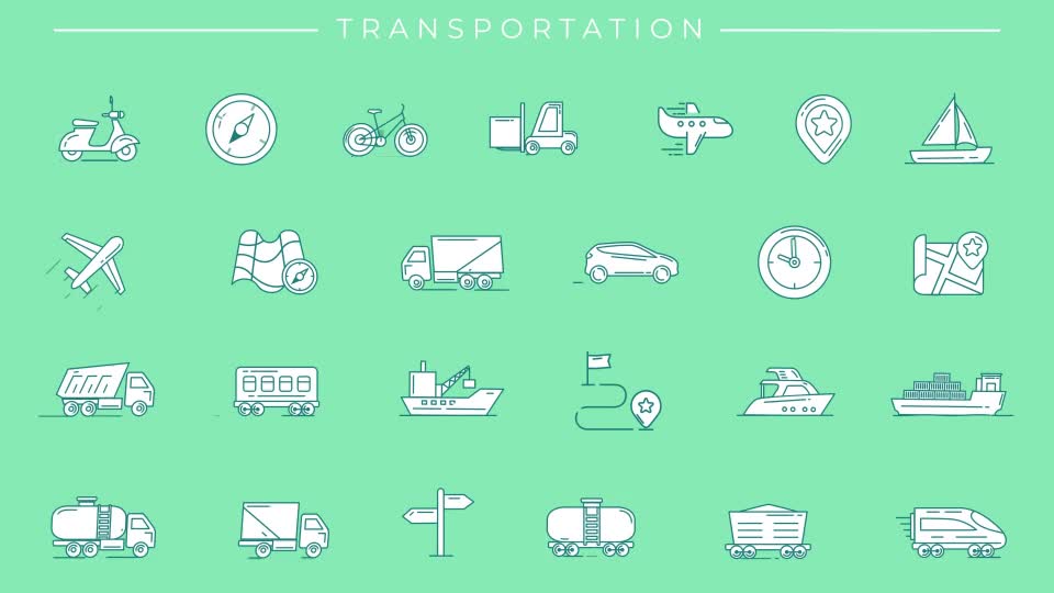  Travel & Map Icons 
