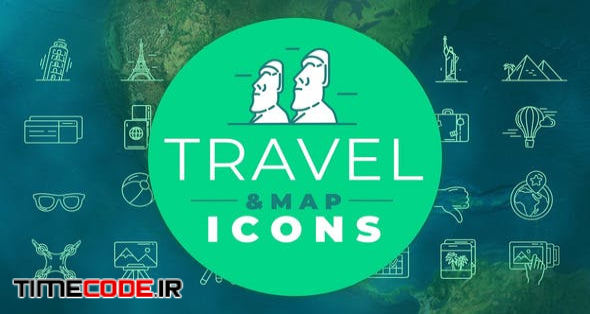 Travel & Map Icons 