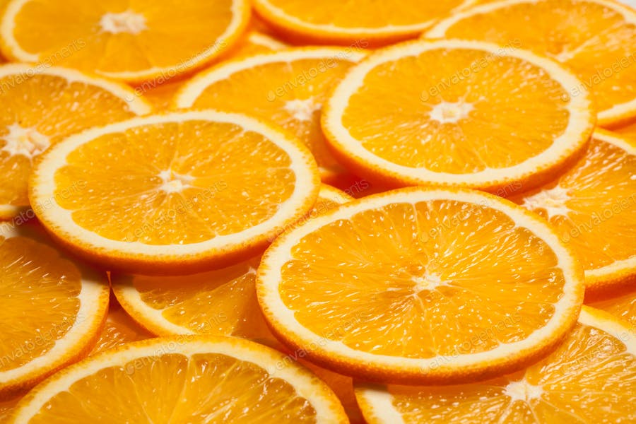Colorful Orange Fruit Slices