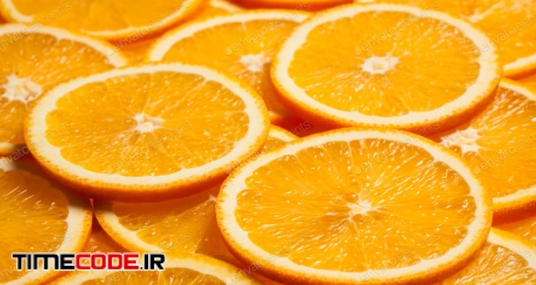 Colorful Orange Fruit Slices